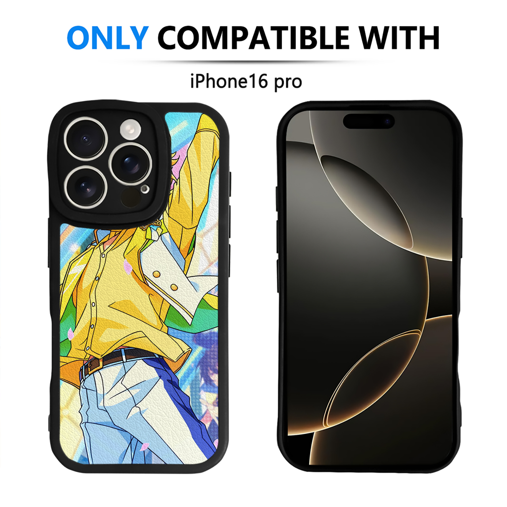 （画像用） あんさんぶるスターズ! Ensemble Stars 【iPhone 16シリーズ対応】シリコンスマホケース（レザー調） 材質：シリコン